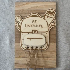 Geldgeschenk Schulanfang Schultüte Punkte