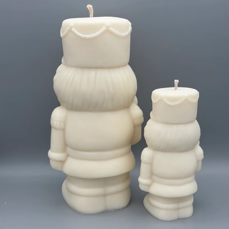 Kerze Nussknacker Schwert Rückseite