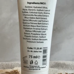 Apident Zahncreme mit Propolis INCI