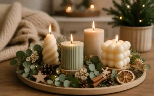 Adventskranz mal anders – Mit handgemachten Kerzen kreativ gestalten