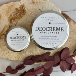 vegane Deocreme Süße Orange Übersicht oben Naturkosmetik