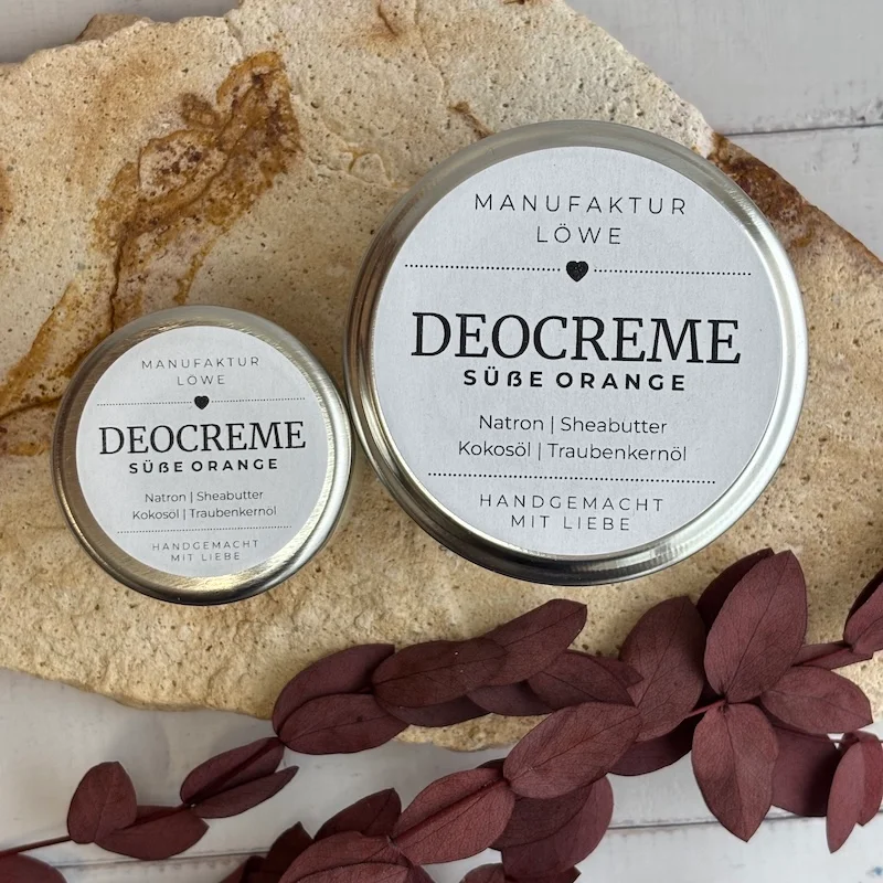 vegane Deocreme Süße Orange Übersicht oben Naturkosmetik