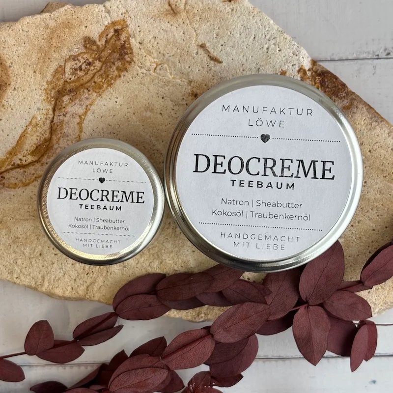 vegane Deocreme Teebaum Übersicht oben Naturkosmetik