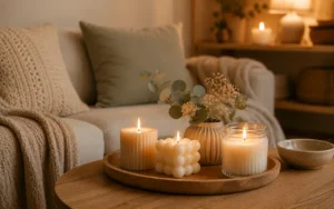 Kerzen im Wohnzimmer – So schaffst du eine gemütliche Atmosphäre