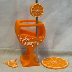 Aperol Geschenkset Glas Holy Aperoly Set Produktbild